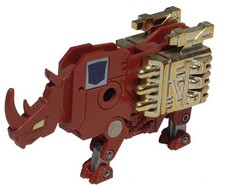 Transformers G1 Vintage 1985 Cassette Ramhorn Gold Weapons Complete