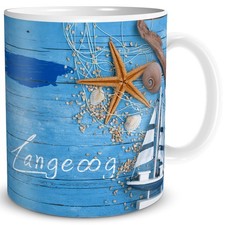 Kaffee Tasse Nordsee Insel Spruch Langeoog Geschenk Souvenir Becher Meer Urlaub