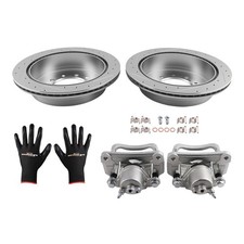 Rear Brake Rotors Calipers Set Fit For Toyota Tundra Sequoia 2007-2016 V8 Rear Brake Rotors Calipers Set Fit For Toyota Tundra Sequoia 2007-2016 V8