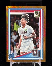 Te-Hina Paopao 2025 Panini Donruss WNBA Rated Rookie Orange Lava /199 (RC)