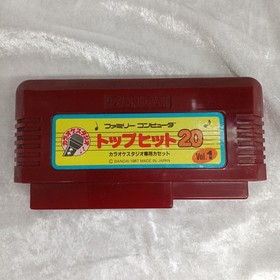 Famicom Software Model Karaoke Studio Top Hit 20 Vol.1 Bandai FIT57