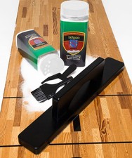 Shuffleboard Sand with Shuffleboard Brush - Shuffleboard Wax Set for Shuffleb...