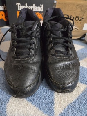 Brooks Addiction Walker Men's Walking Shoes Black Leather Comfortable Size 12 US