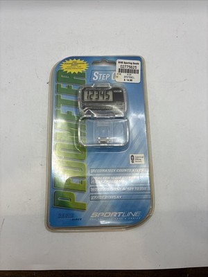 Sportline Pedometer 330 Active Series 10,000Steps Goal Distance Calories NEW