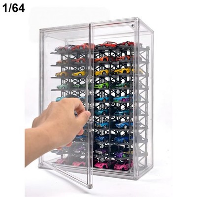 Diorama 1/64 Garage Modular Parking Rack Model Die-Cast Car Display Storage US