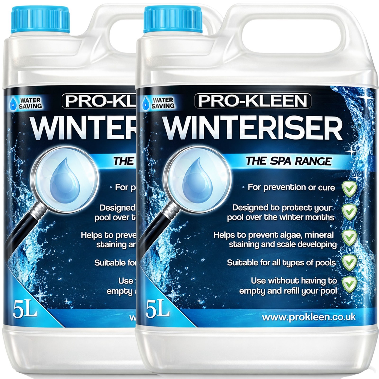 ProKleen Swimming Pool Winteriser Prevents Algae Mineral Staining and Scale 10L