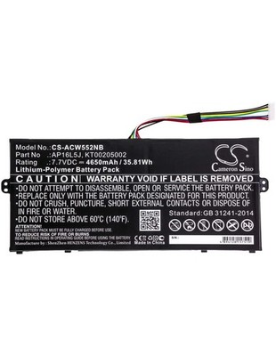 Acer Swift 5 SF514-52T / 53T Spin 1 SP111-32N P111-34N Battery