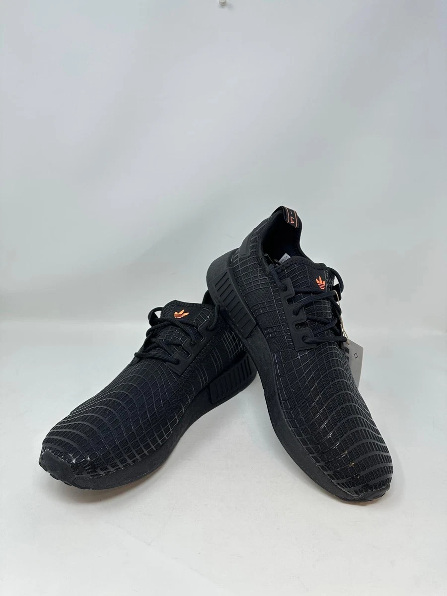 Adidas NMD_R1 Black Beam Orange for sale | eBay