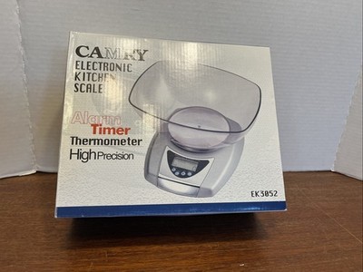 Camry Kitchen Electronic Food Scale EK3052-P 2kg 1g 4lb 6oz, .1oz alarm & timer