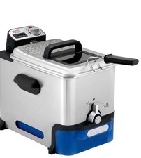 Tefal FR804040 Oleoclean Pro Deep Fryer - Stainless Steel/Blue