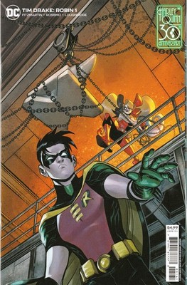 TIM DRAKE ROBIN #1 (2022) BALDEON HARLEY 30TH CARDSTOCK VARIANT ~ UNREAD NM