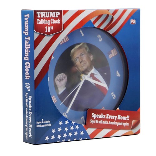 President Trump Talking Clock - "We Will Make America Great Again" - Picture 2 of 4