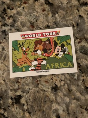 ♥激レア♥　1991 インペルディズニー ミッキーズワールドツアー 1001 DISNEY WORLD TOUR AFRICA IMPEL 1991 CARD # 175 MICKEY | eBay