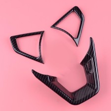 Carbon Fiber Look Steering Wheel Cover Trim fit for Ford Fusion Mondeo 2013-2019