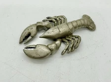 Davis Rawcliffe Pewter - Lobster - Diorama Silver Mini Sea Figurine
