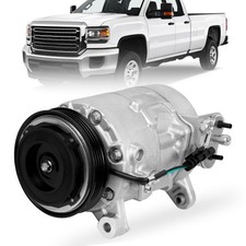 Air Conditioner AC Compressor with Clutch Fit for Chevy Silverado 1500 GMC Si...