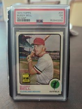 1973 Topps - Buddy Bell (Indians) Rookie RC No Gap #31 - PSA 5 + 5 Bonus Cards