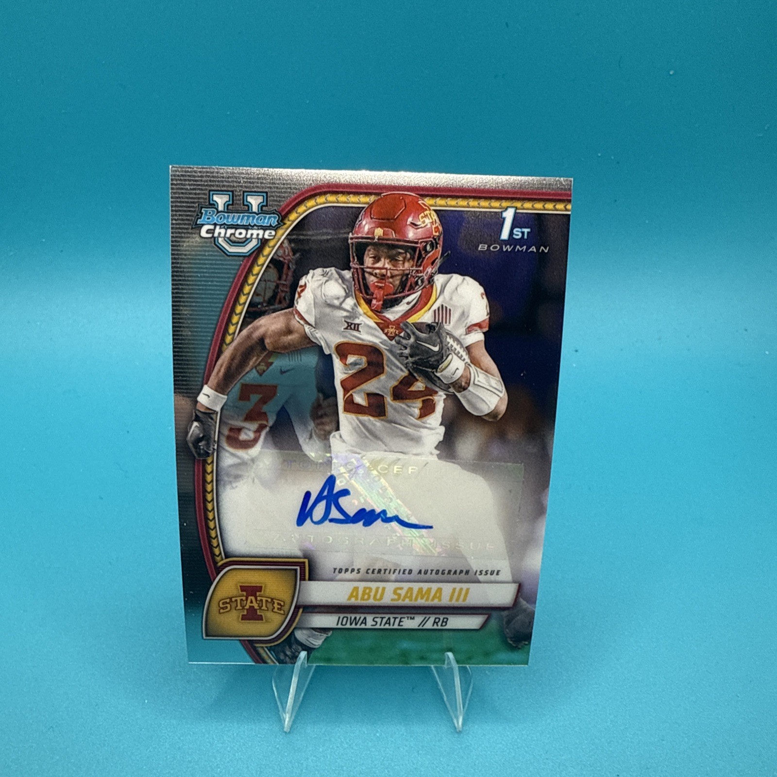 2024 Bowman University Chrome - Chrome Prospect Autographs Abu Sama III Auto