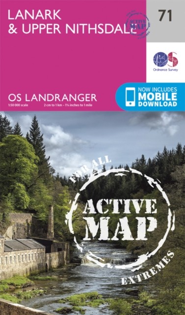 Lanark & Upper Nithsdale Map Weatherproof by Ordnance Survey (Map 2016) - Image 3
