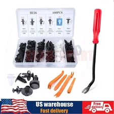 For Honda-CAR-100x Box Set Bumper Fender Liner Push Type Retainer Clips Fastener