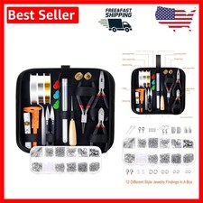 Complete Jewelry Making Supplies Kit - 845 Tools, Findings  Beading Accessories
