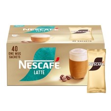 Nescafé Latte Instant Coffee Sachets - 40 x 18g - Smooth & Creamy Coffee