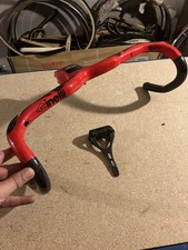 Cinelli Ram 2 Road bike handlebars. Rosso Nero.