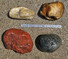 5 POUNDS of TUMBLING / CUTTING ROUGH: Large size 3-5". Agate's, Jasper's etc.