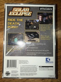 Solar Eclipse (Sega Saturn, 1995) Complete W Reg Card - Tested - Authentic