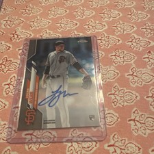 2020 Topps Chrome - Rookie Autographs Logan Webb #RA-LW (AU, RC)