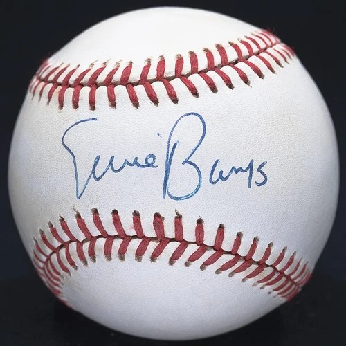 Ernie Banks Signed Official National League Baseball JSA COA #CI52636