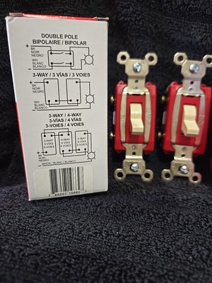 2- Legrand Single Pole Switches