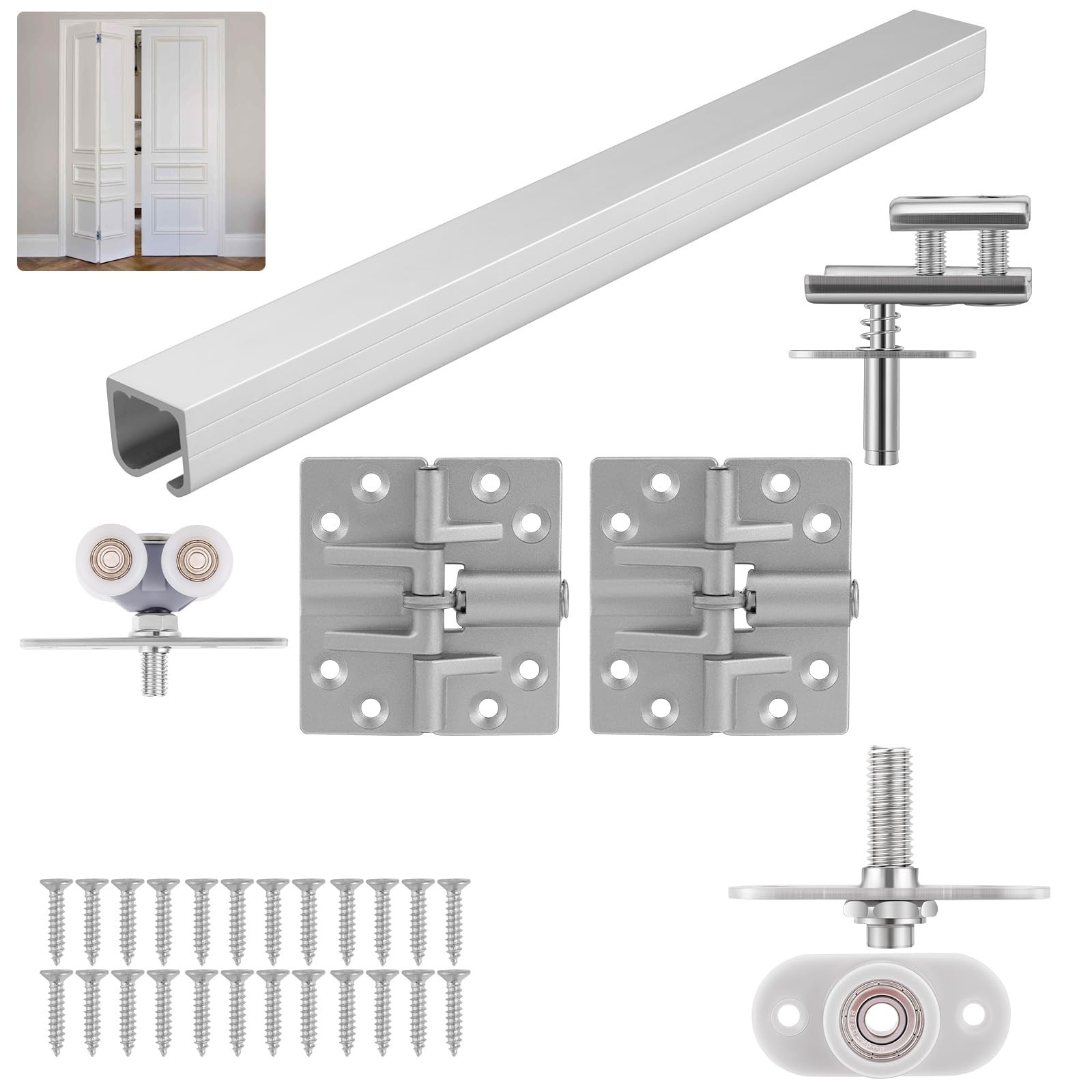 HBL Bifold Door Hardware Kit 1 Pack Includes 36