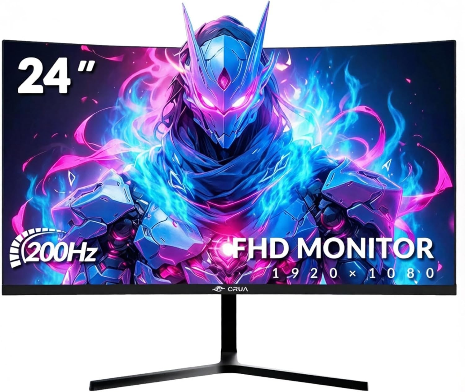24 Zoll Curved Gaming Monitor 200Hz 165Hz 144Hz 1080P HDMI DisplayPort FreeSy... Ansicht 3