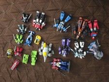 Mini Robot Action Figures Mixed Lot, Transformers & Robots, 10+ Unboxed