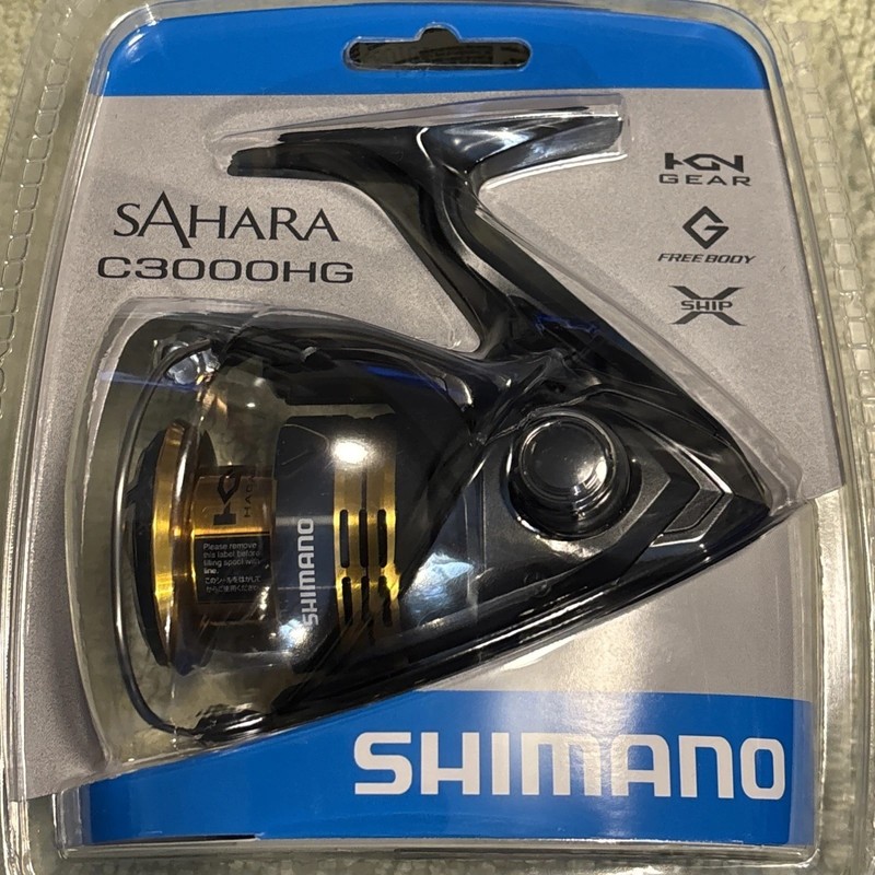 Shimano Sahara C3000 HG Spinning Reel Front Drag Freshwater Saltwater NEW