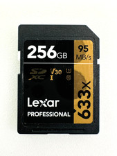 Lexar Professional 667x 256gb SD Card - Free Shipping