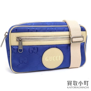 Gucci GUCCI Sac Ceinture Off The Grid Bleu Taille Pochette Bandoulière Écharpe Épaule