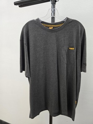 DEWALT Guaranteed Tough Pocket T-Shirt Charcoal L NWT