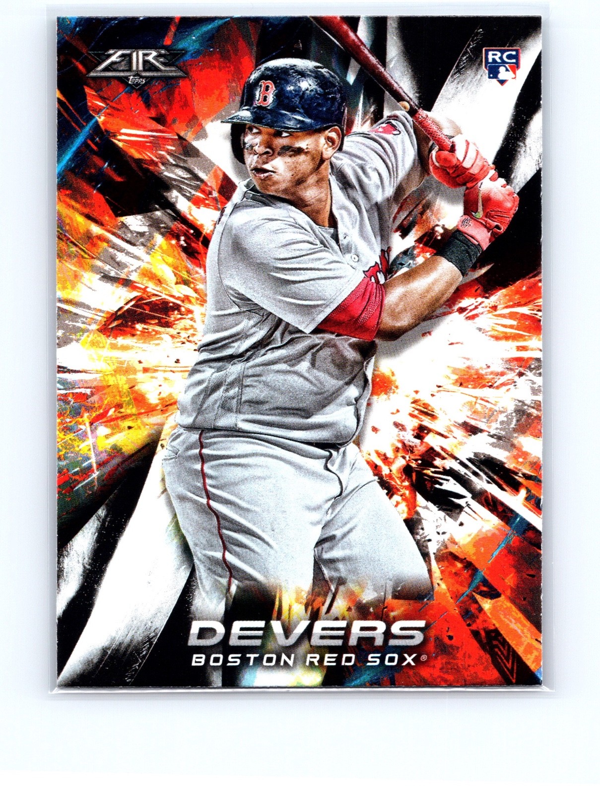 Rafael Devers Rookie 2018 Topps Fire #118 (RC)