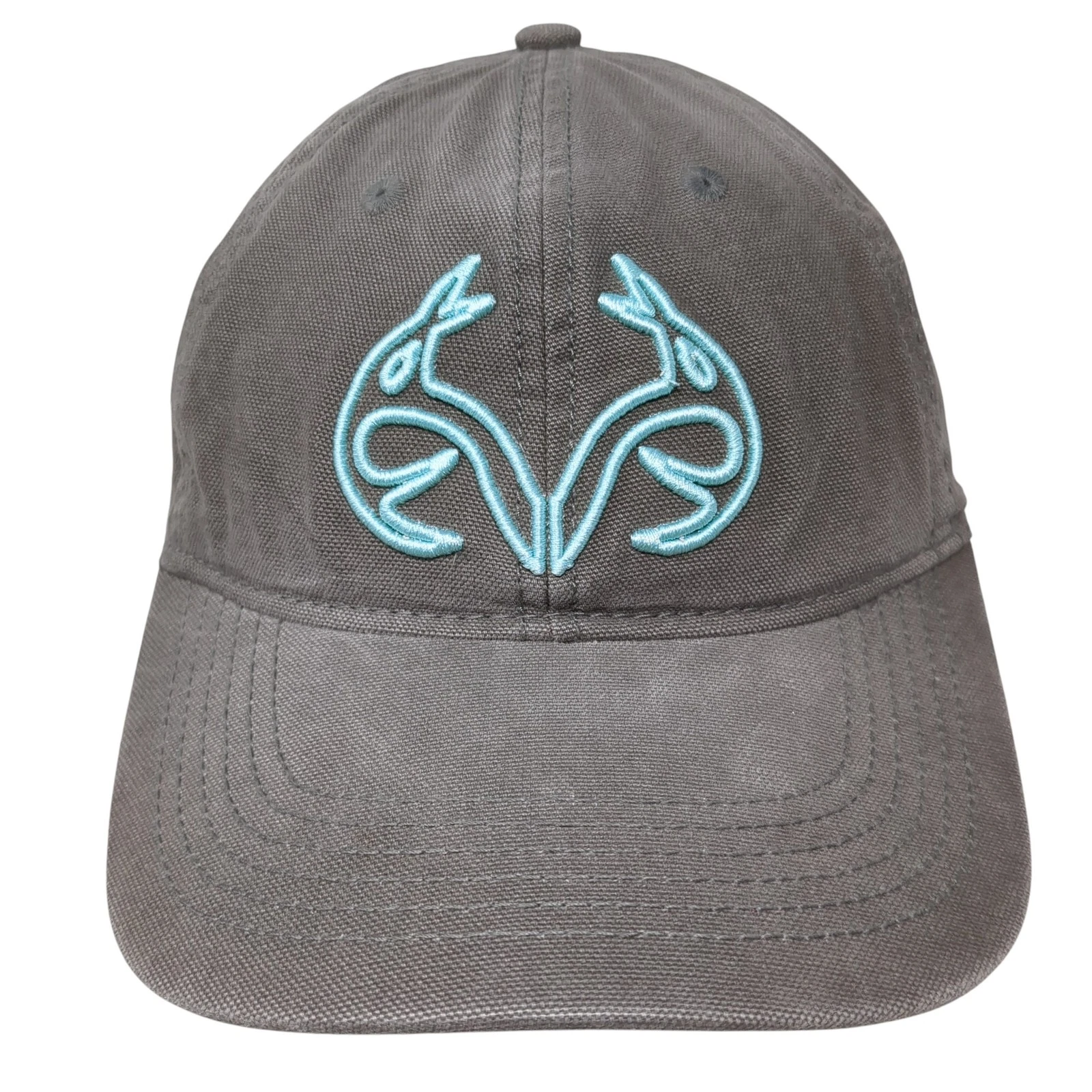 Realtree by Outdoor Cap Snapback Hat Gray One Size Adjustable Embroidered