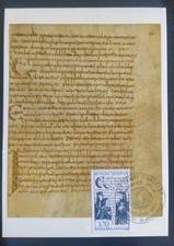 Carte Maximum Premier Jour Timbre Andelot N° 2500 Obl Andelot Blancheville 1987
