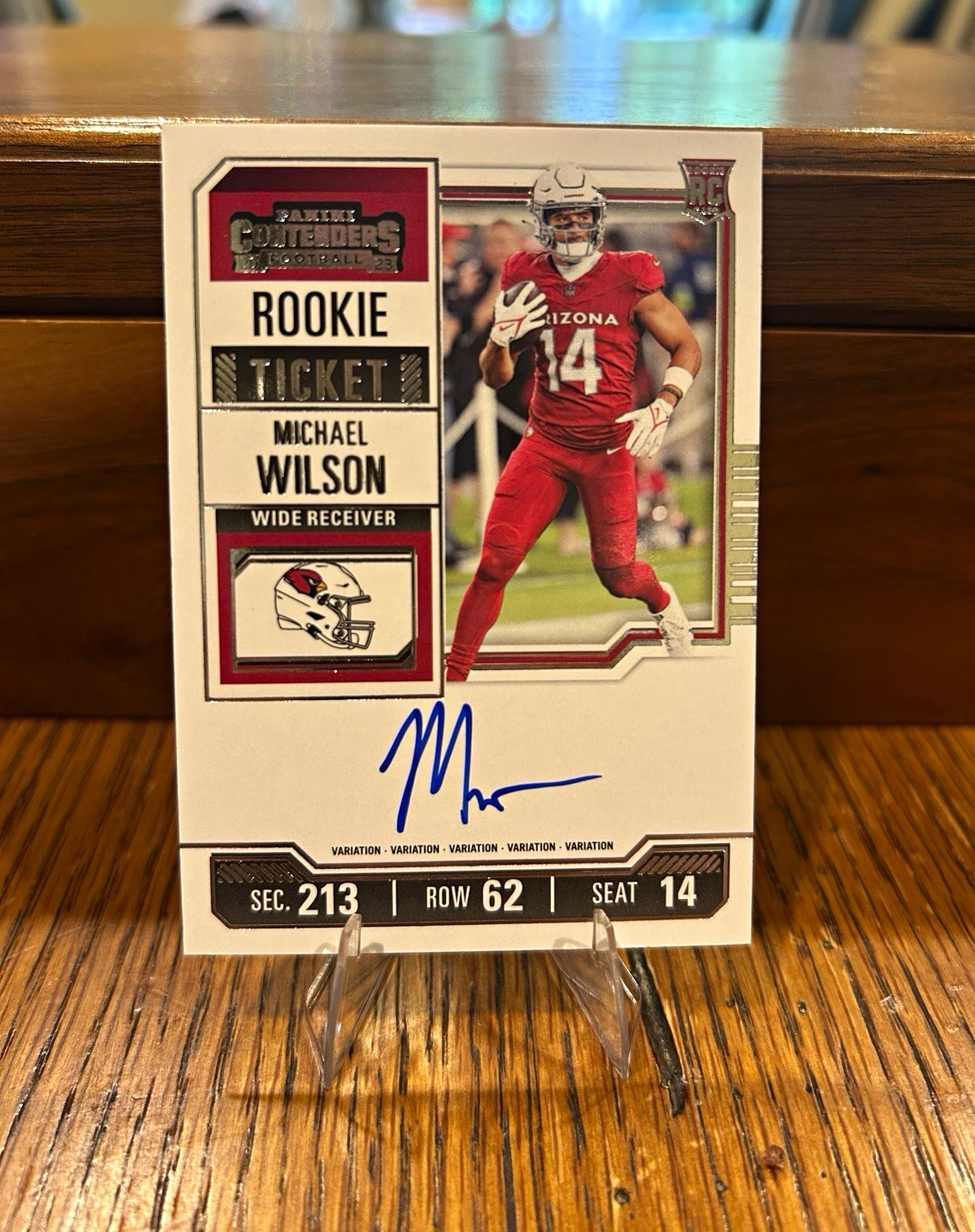 Panini 2023 Contenders - Rookie Ticket RPS Michael Wilson Cardinals #126 Auto RC