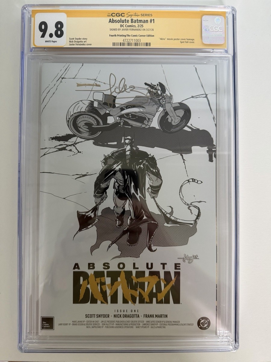 Absolute Batman #1 Fourth Printing Javi Fernandez 