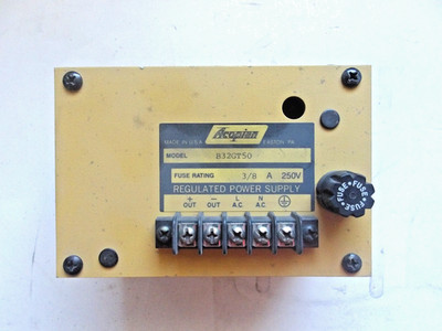 ACOPIAN P/N: B32GT50 GOLD BOX 3-DAY POWER SUPPLY AC-DC SINGLE OUTPUT VOLTAGE: 32