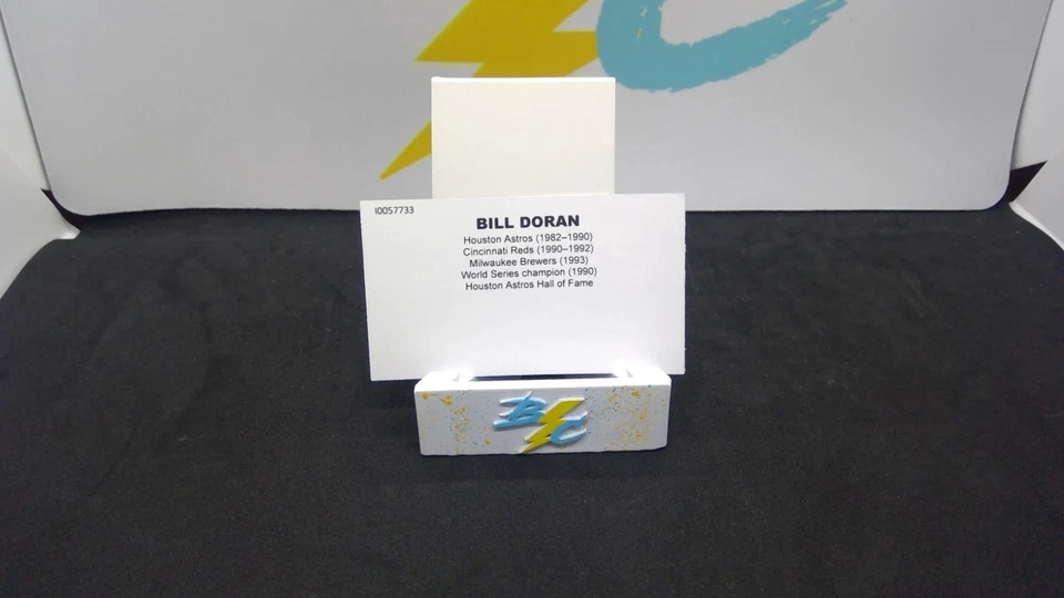 Bill Doran Autografiado MLB Béisbol 2023 Astros Salón de la Fama Certificado de Autenticidad TRISTAR Foto 4 de 4