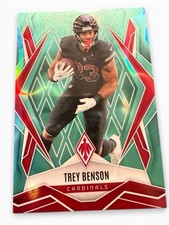 2025 Panini Phoenix Teal Lava Trey Benson /175 #27 Arizona Cardinals
