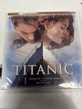 TITANIC LaserDisc THX Widescreen 2 Disc Set Leonardo DiCaprio, Kate Winslet Ex