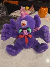 Dan Dee Purple People Eater Plush Singing Dancing Tested Vintage Monster 12"