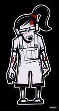 Bloody Zombie Kid Girl Teen Daughter Family Car Decal Sticker Free Decal Bloody Zombie Kid Girl Teen Daughter Family Car Decal Sticker Free Decal